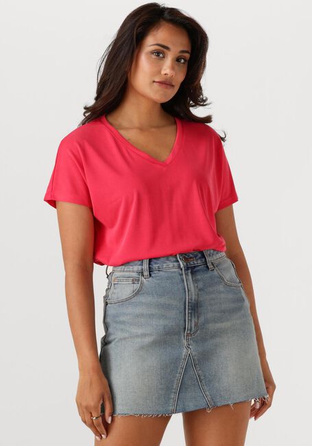 Koralle MSCH COPENHAGEN T-shirt MSCHFENYA MODAL V NECK TEE - large