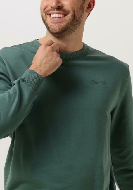 Grüne PURE PATH Pullover CREWNECK WITH CHEST EMBROIDERY - large