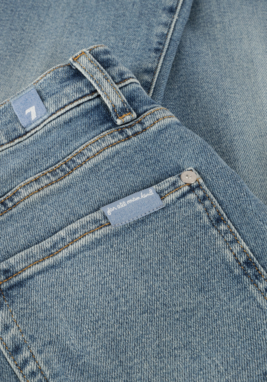 Blaue 7 FOR ALL MANKIND Bootcut jeans BOOTCUT TAILORLESS FANCY WITH RAW CUT - large