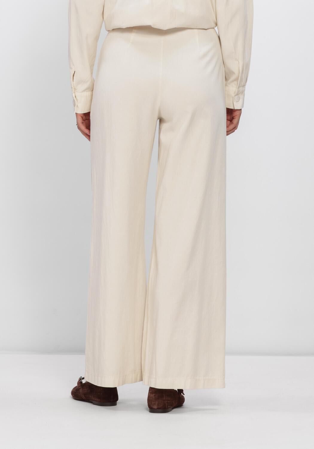 Ecru SIMPLE Lange Hosen TROUSER - large