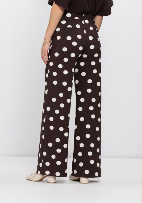 Braune STUDIO ANNELOES Weite Hose Lexie dot trousers - large