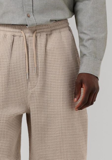 Beige ANERKJENDT Kurze Hose AKLT JAKOB WAFFLE SHORTS - large
