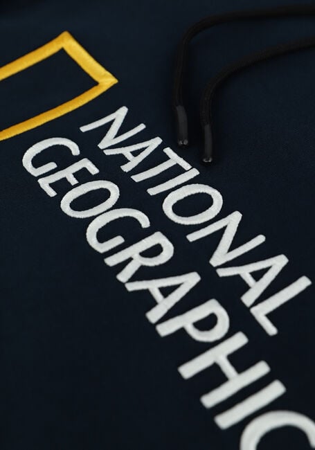 Dunkelblau NATIONAL GEOGRAPHIC Sweatshirt UNISEX HOODY WITH BIG LOGO - large