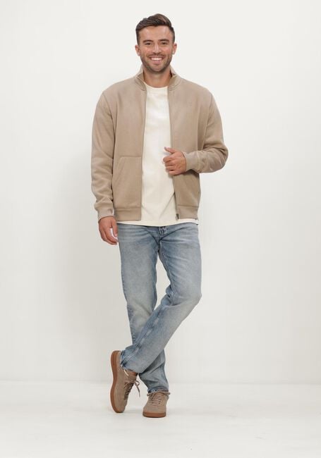 Beige G-STAR RAW Strickjacke PREMIUM CORE TRACK JKT SW - large