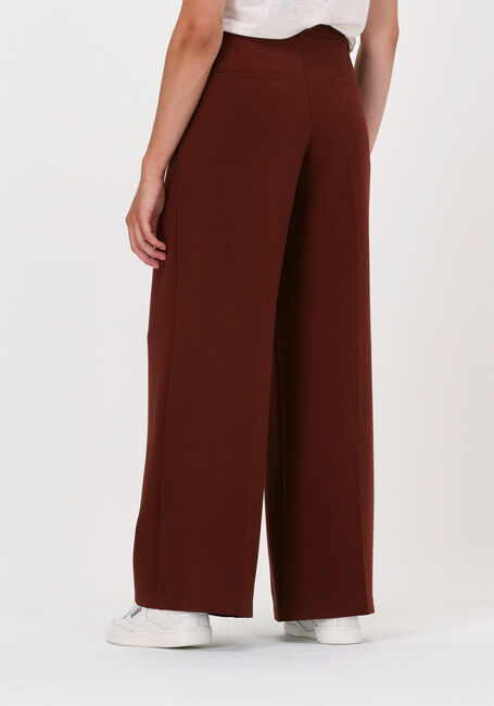 Braune SUMMUM Weite Hose TROUSERS STRUCTURED STRETCH - large