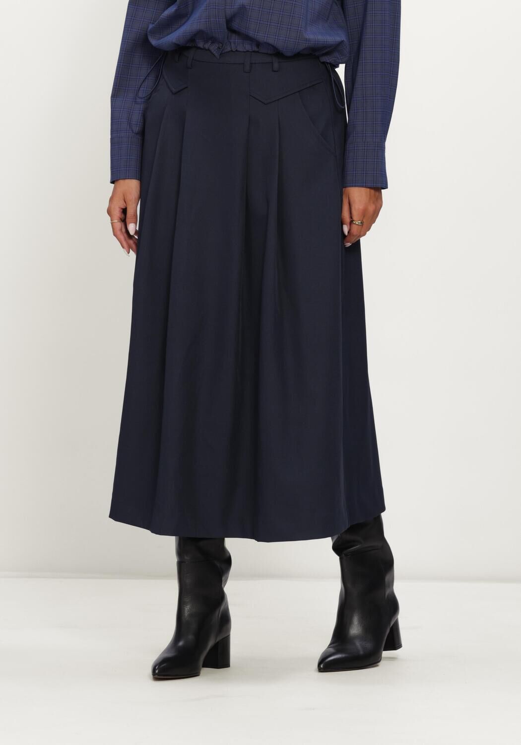 Blaue CO'COUTURE R&ouml;cke LUNACC POCKET PLEAT SKIRT - large