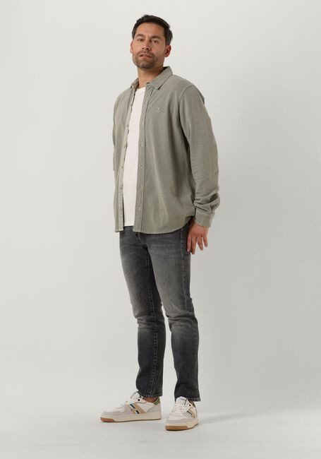 Grüne BUTCHER OF BLUE Overshirt ROBBINS CLEAN PIQUE SHIRT - large