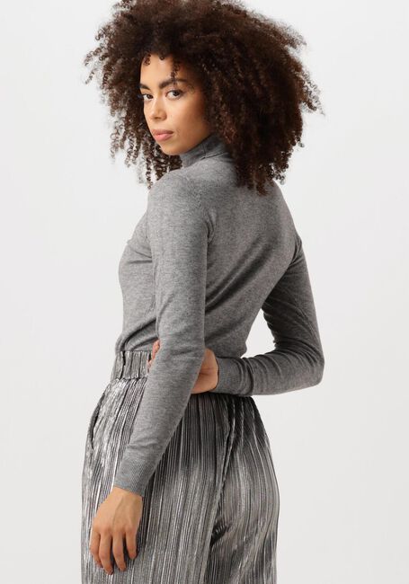 Graue OBJECT Rollkragenpullover OBJTHESS L/S ROLLNECK KNIT PULLOVER - large