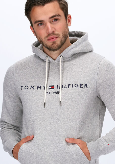 Hellgrau TOMMY HILFIGER Sweatshirt TOMMY LOGO HOODY - large