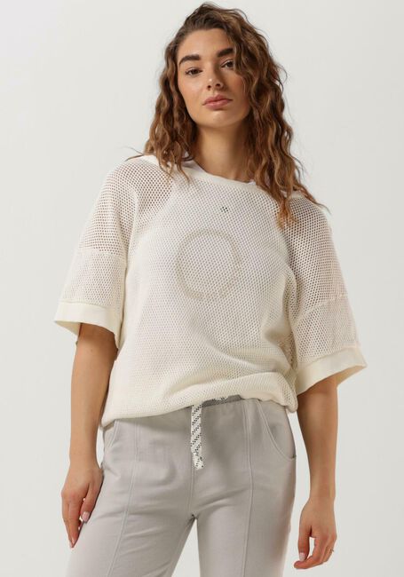 Ecru 10DAYS T-shirt MESH TEE - large