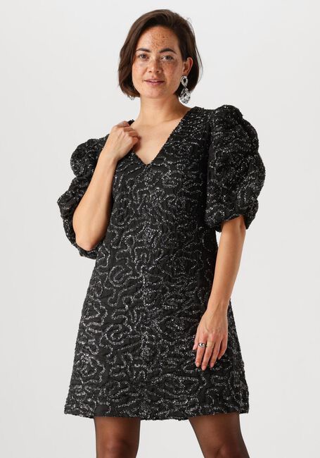 Schwarze Y.A.S. Minikleid YASVIMALA SS DRESS - large