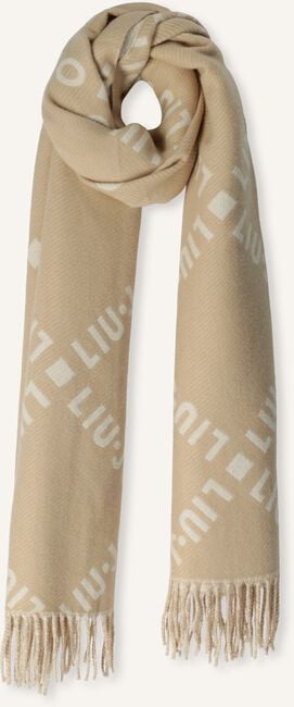 Beige LIU JO Schal STOLA LOGO MAXI ROMBO Beige LIU JO Schal STOLA LOGO MAXI ROMBO - large