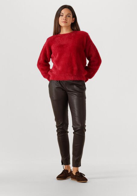 Rote ALIX THE LABEL Pullover LADIES KNITTED MOHAIR PULLOVER - large