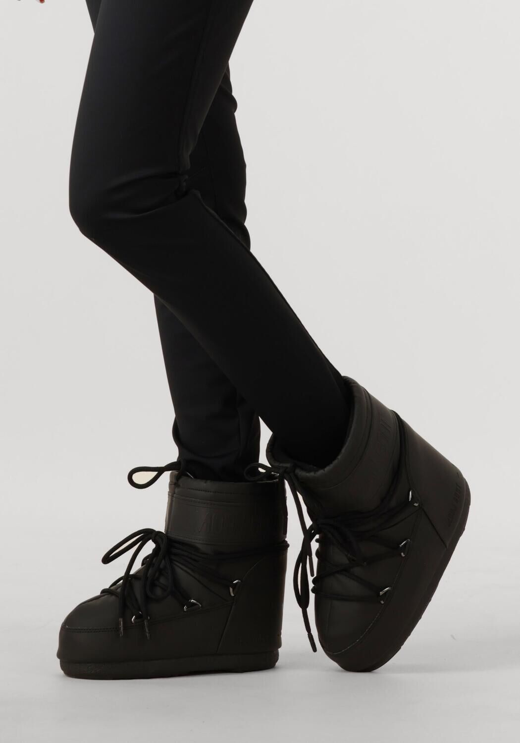 Schwarze MOON BOOT Snowboots ICON LOW RUBBER - large