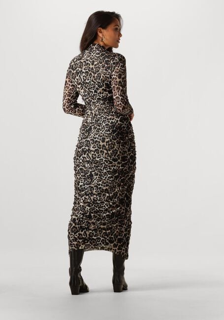 Braune NOTRE-V Maxikleid NV-GLENYS LEO MESH JURK - large