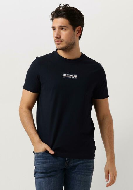 Dunkelblau TOMMY HILFIGER T-shirt SMALL HILFIGER TEE - large