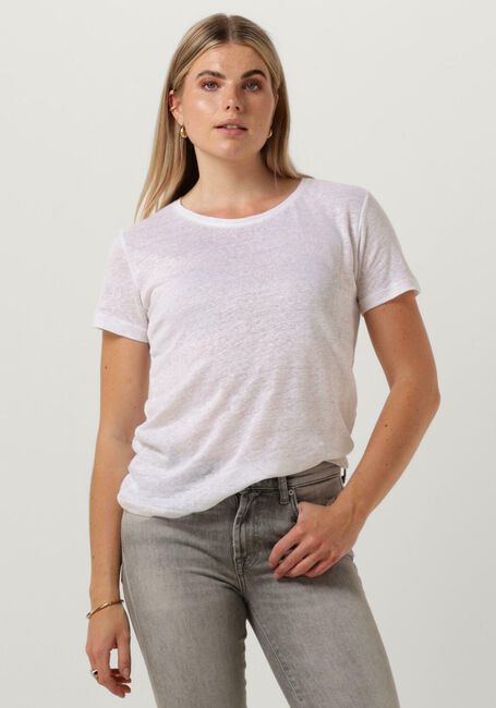 Weiße SECOND FEMALE T-shirt PEONY O NECK TEE - large