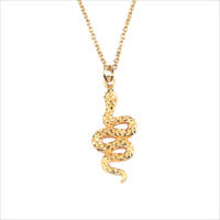 Goldfarbig ATLITW STUDIO Armb&auml;nder SOUVENIR NECKLACE SNAKE - medium
