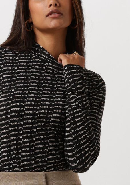 Schwarze HARPER & YVE Top JANE-LS - large