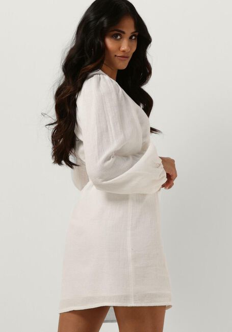 Weiße FREEBIRD Minikleid WV-JACQ-COT-LI-23-1 - large