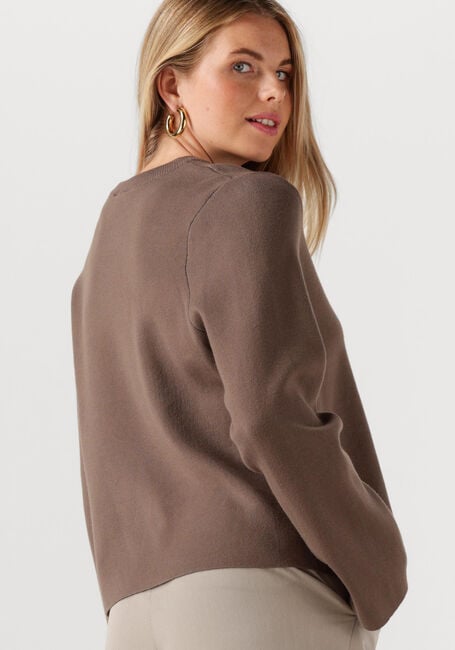 Braune OBJECT Pullover OBJREYNARD O-NECK PULLOVER - large