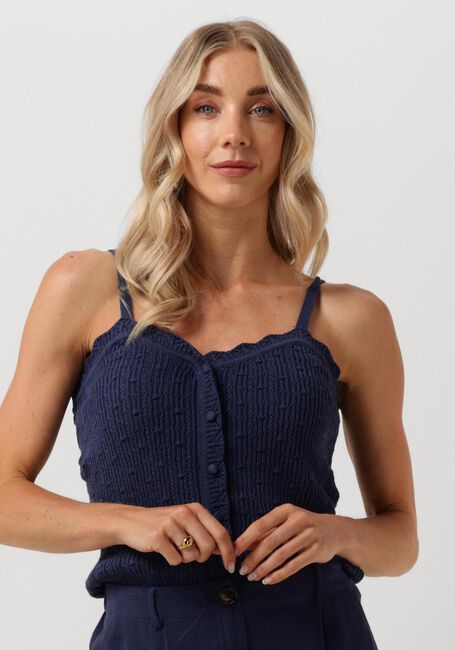 Dunkelblau YDENCE Top KNITTED TOP KATHLEEN - large