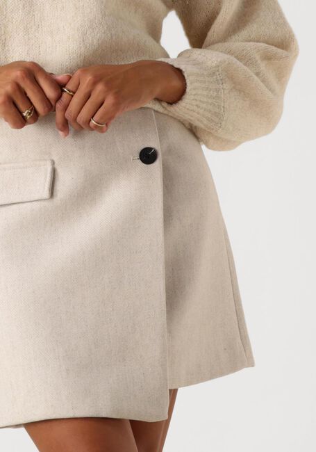 Beige Y.A.S. Minirock YASSEMANA HW SKIRT - large
