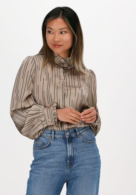 Taupe BRUUNS BAZAAR Blusen ACACIA ALBANY - large
