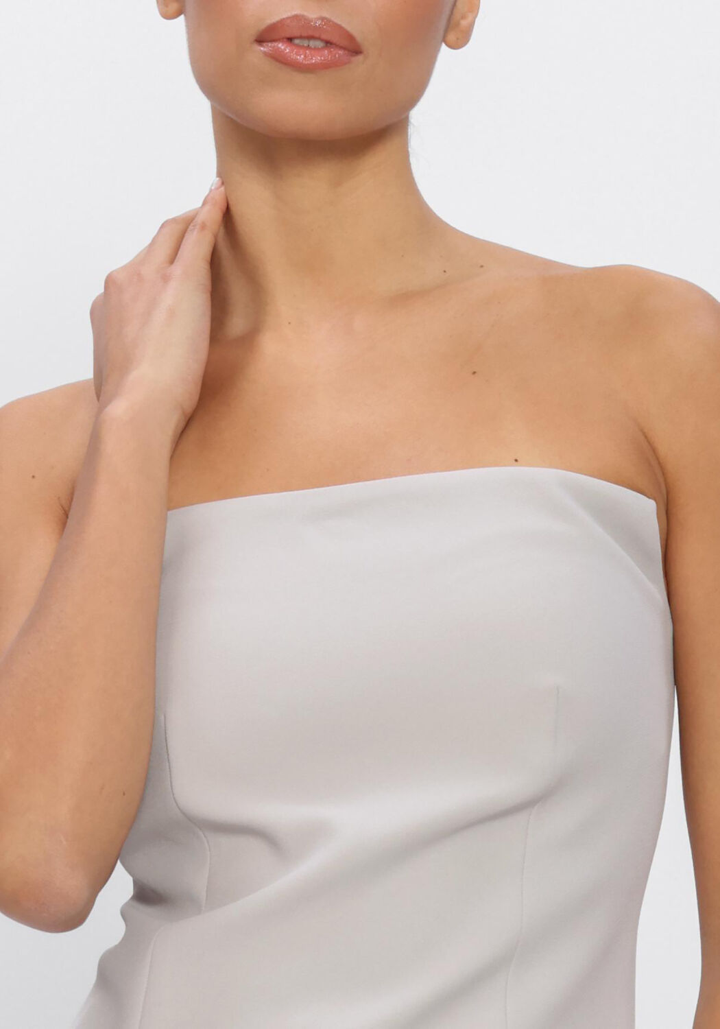 Hellgrau OMODA ATELIER Top X MODEROSA - LUNA - large