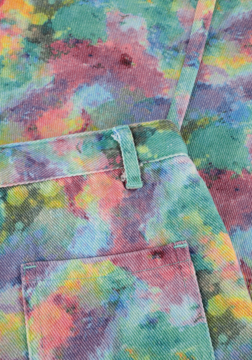 Mehrfarbige/Bunte CALL ME FRANKIE Straight leg jeans SPLASH DENIM PANTS - large