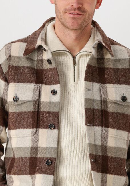 Braune SELECTED HOMME Overshirt SLHARCHIVE OVERSHIRT B NOOS - large