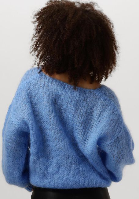 Blaue AMERICAN DREAMS Pullover MILANA LS MOHAIR KNIT - large