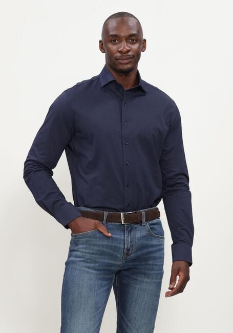 Dunkelblau PROFUOMO Klassisches Oberhemd SHIRT ONE PIECE JAPANESE KNITTED - large