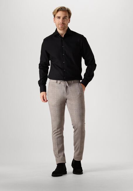 Schwarze PROFUOMO Klassisches Oberhemd FINE TWILL - SLIM FIT - NON IRON - large