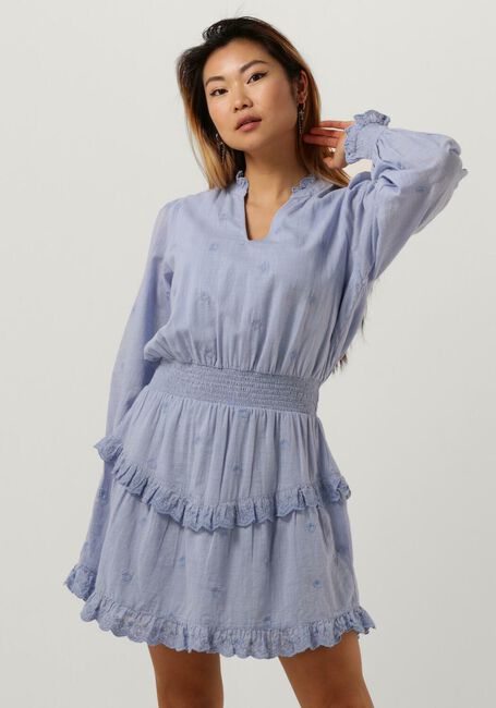 Hellblau NEO NOIR Minikleid PORTO DRESS - large