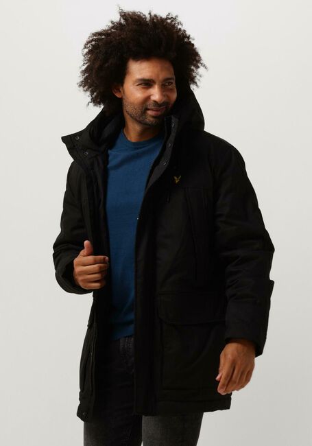 Schwarze LYLE & SCOTT  MICROFLEECE PARKA 2.0 - large