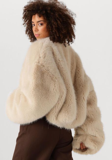Creme EST'SEVEN Fake-Fur-Jack KINSKI WILD JACKET - large
