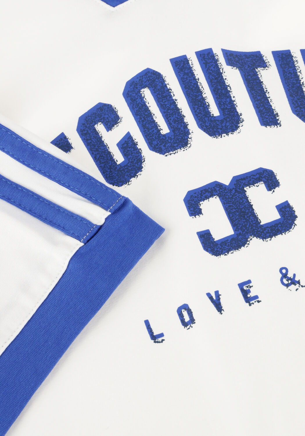 Blaue CO'COUTURE T-shirt SIARACC OVERSIZE SPORTY V-TEE - large
