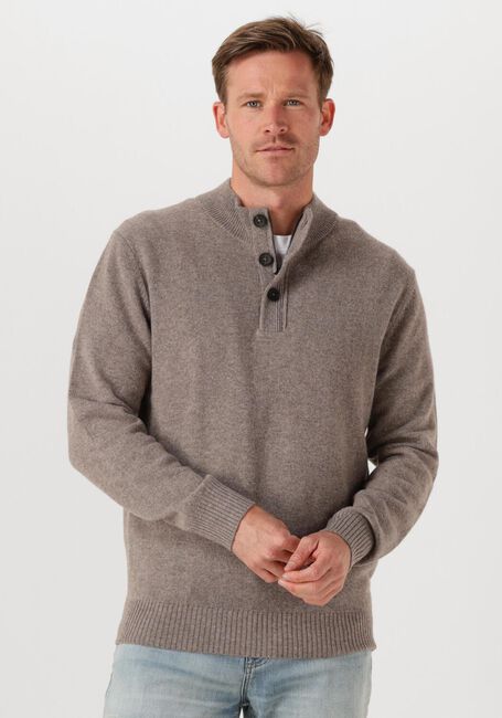 Taupe STEFANO LAURAN Pullover HALF ZIP - large