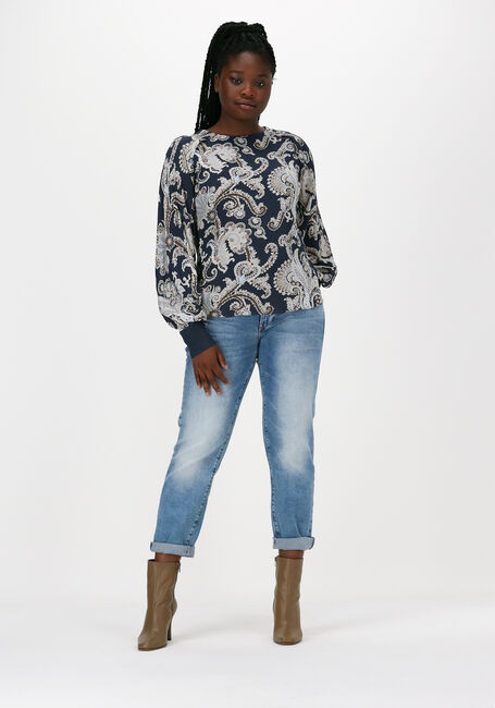 Blaue MOS MOSH Blusen URIKA PERSIA LS BLOUSE - large