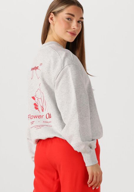Hellgrau ANOTHER LABEL Sweatshirt JAXY FLOWER SWEAT - large