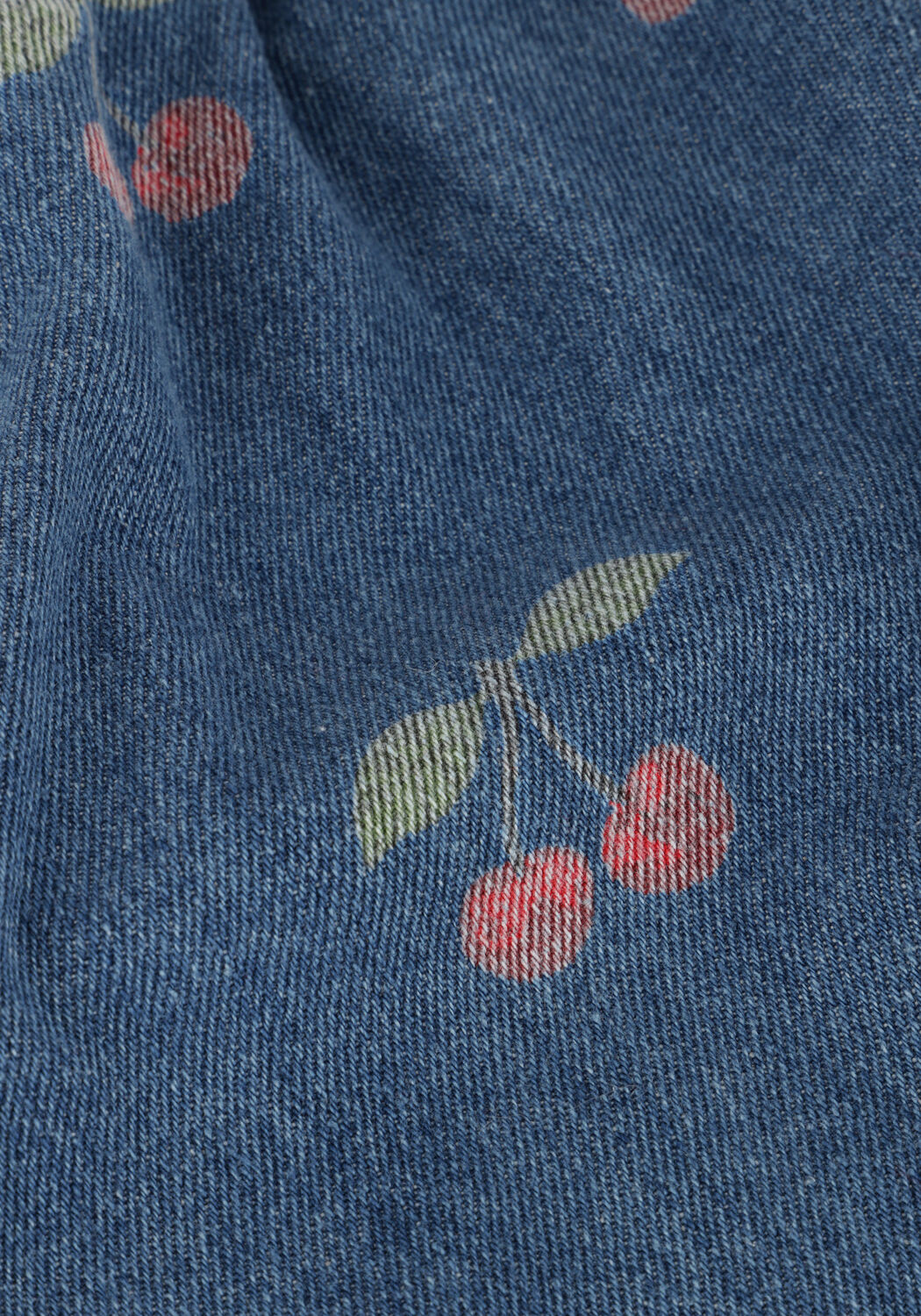 Blaue KONGES SLOJD Slim fit jeans MAGOT FRILL PANTS GOTS - large