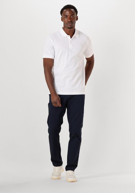Weiße SCOTCH & SODA Polo-Shirt LOGO PIQUE POLO - large