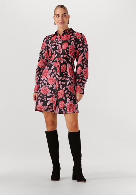 Mehrfarbige/Bunte Y.A.S. Minikleid YASKARI LS JACQUARD DRESS - large