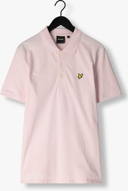 Hell-Pink LYLE & SCOTT Polo-Shirt PLAIN POLO - large