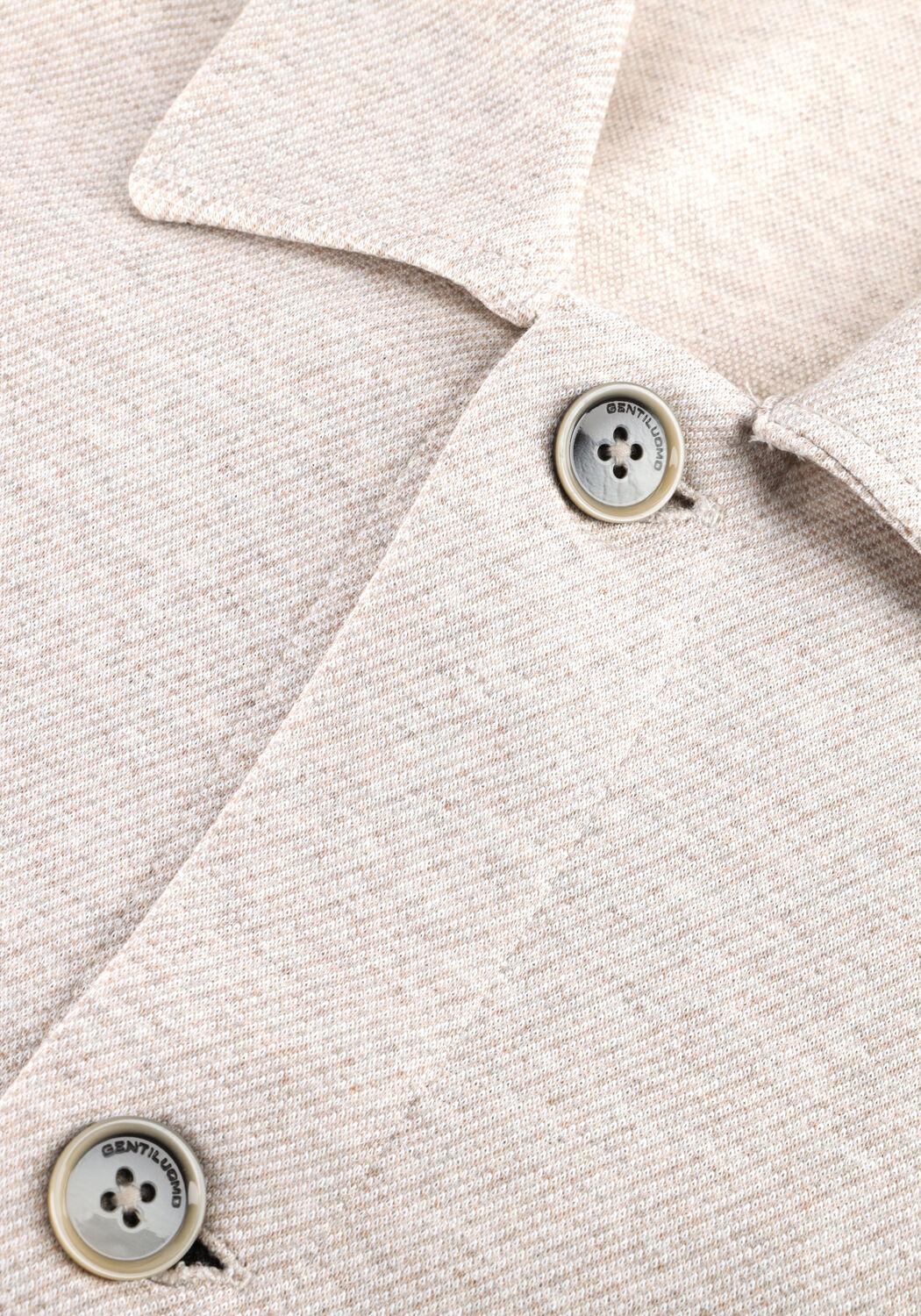 Ecru GENTILUOMO Overshirt NAVIGLI SHIRT JACKET - large