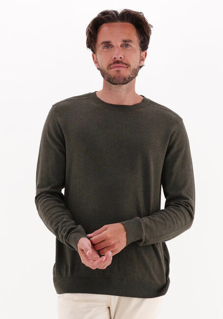 Grüne SELECTED HOMME Pullover SLHBERG CREW NECK NOOS - large