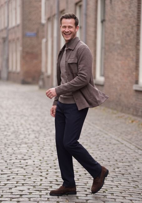 Taupe STEFANO LAURAN Overshirt OVERSHIRT - large