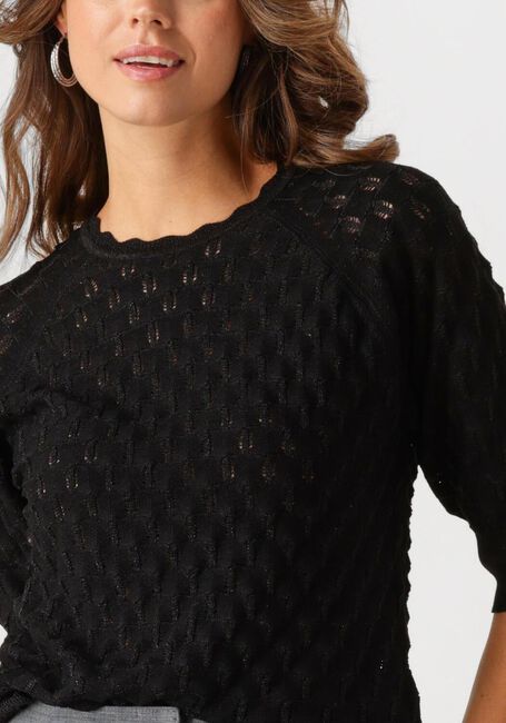 Schwarze OBJECT Top OBJSOLEJMA RE 2/4 PULLOVER - large