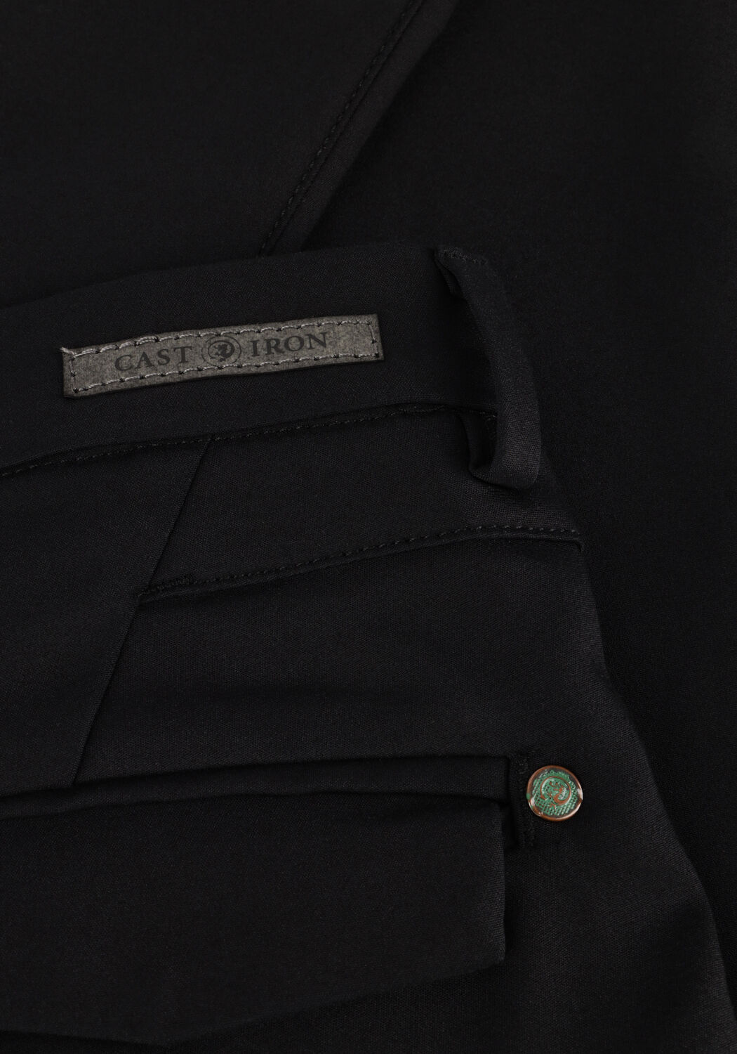 Schwarze CAST IRON Chino RISER CHINO STRETCH - large